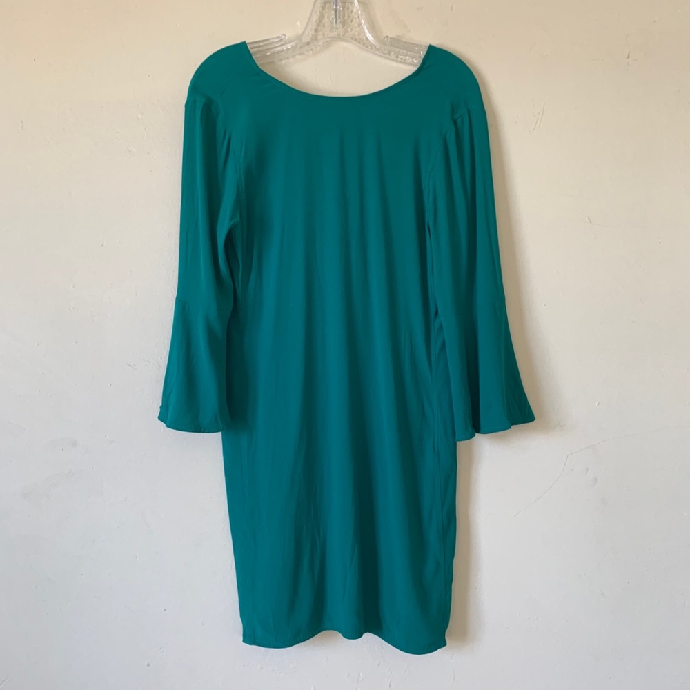 Sandro Teal Mini Dress - Picture 3 of 10
